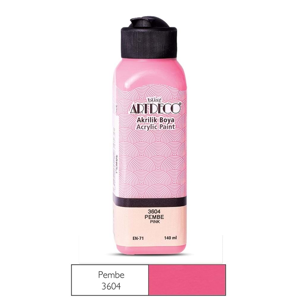 ARTDECO AKRİLİK BOYA PEMBE 140 ML