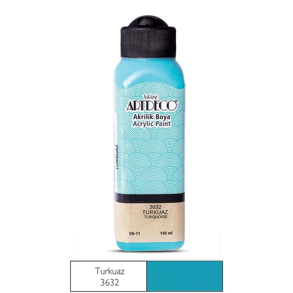 ARTDECO AKRİLİK BOYA TURKUAZ 140 ML