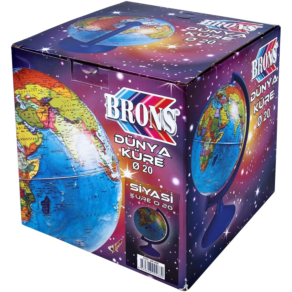 BRONS KÜRE 20 CM SİYASİ