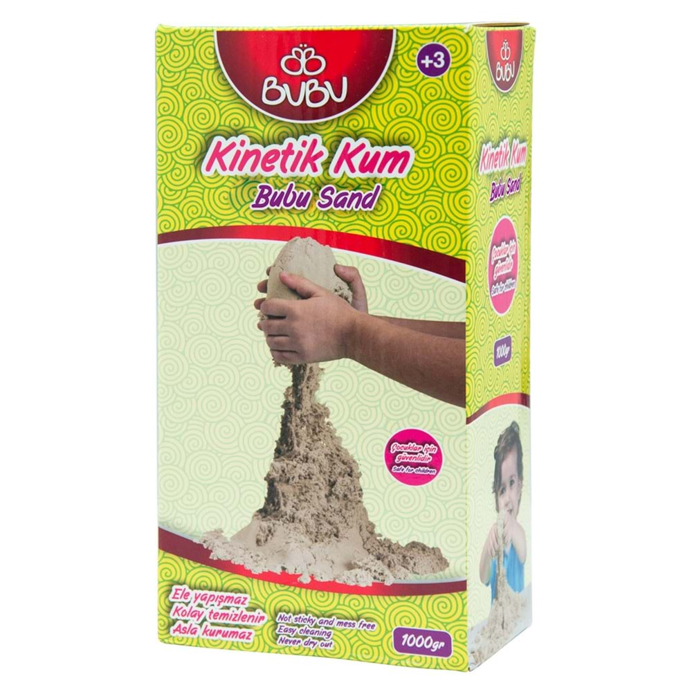 BU-BU KİNETİK KUM 1000 GR NATURAL