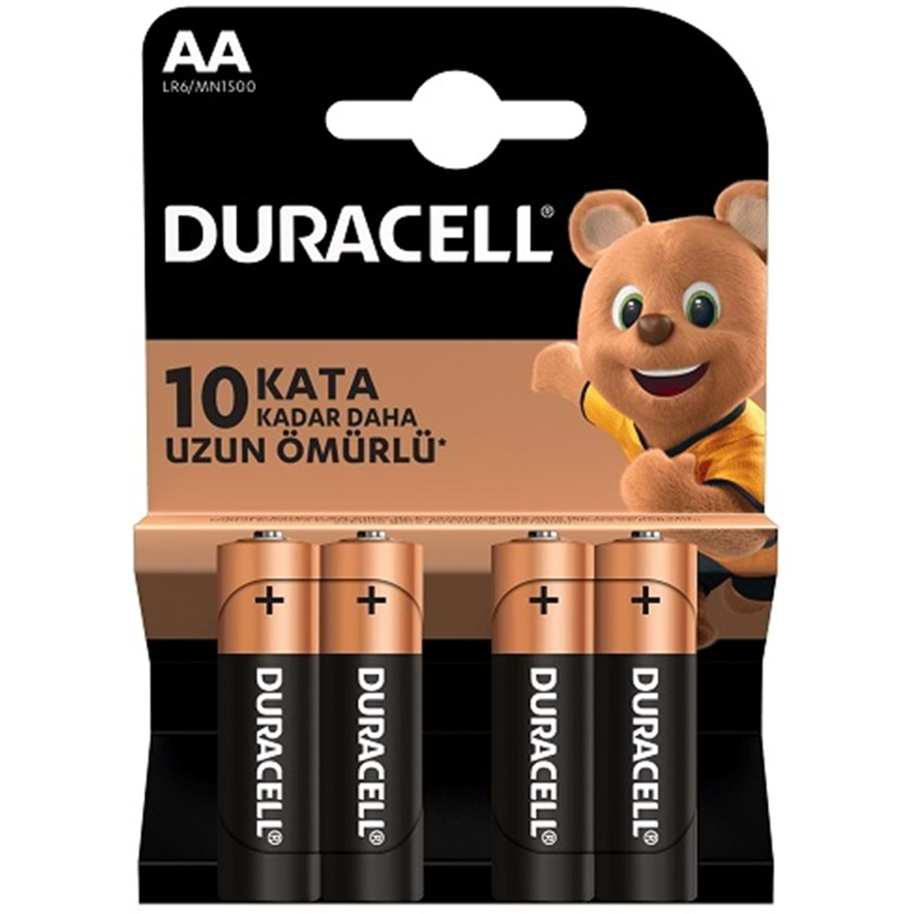 DURACELL KALEM PİL 4 LÜ AA LR6 MN1500