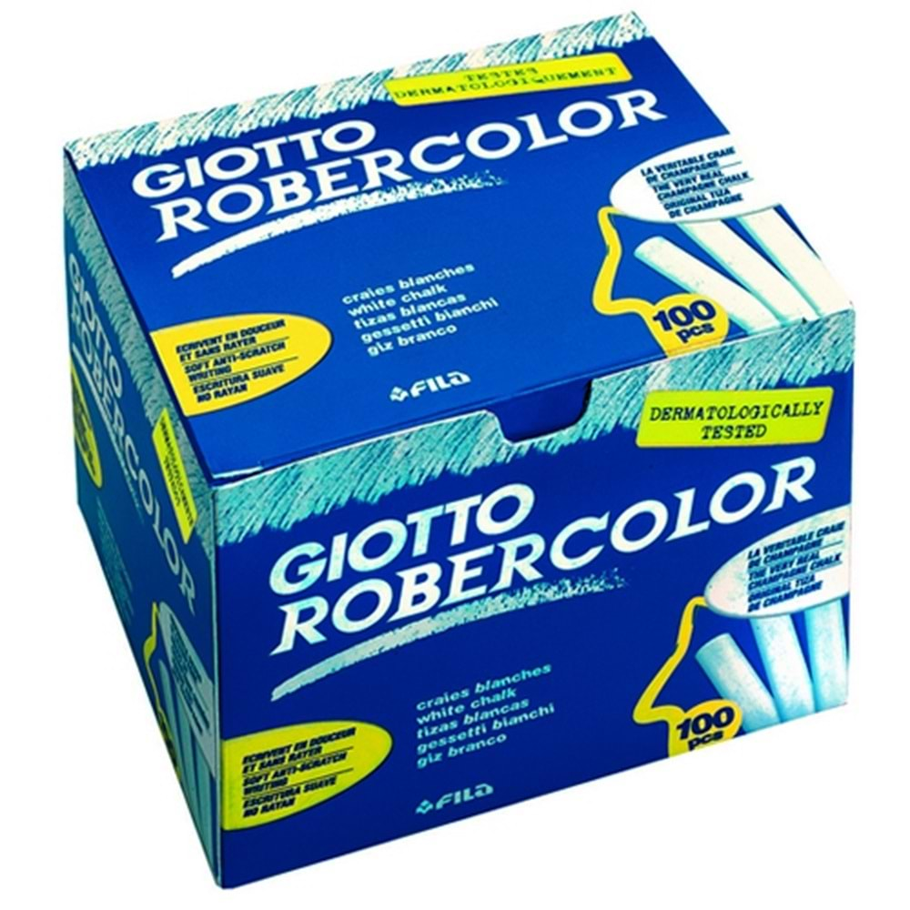 GIOTTO ROBERCOLOR 100 LÜ BEYAZ TEBEŞİR