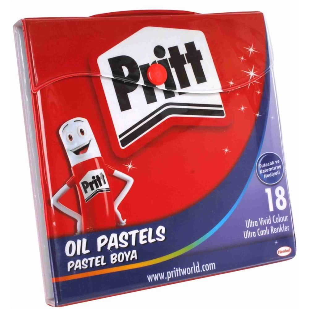 PRİTT 18 RENK ÇANTALI PASTEL BOYA