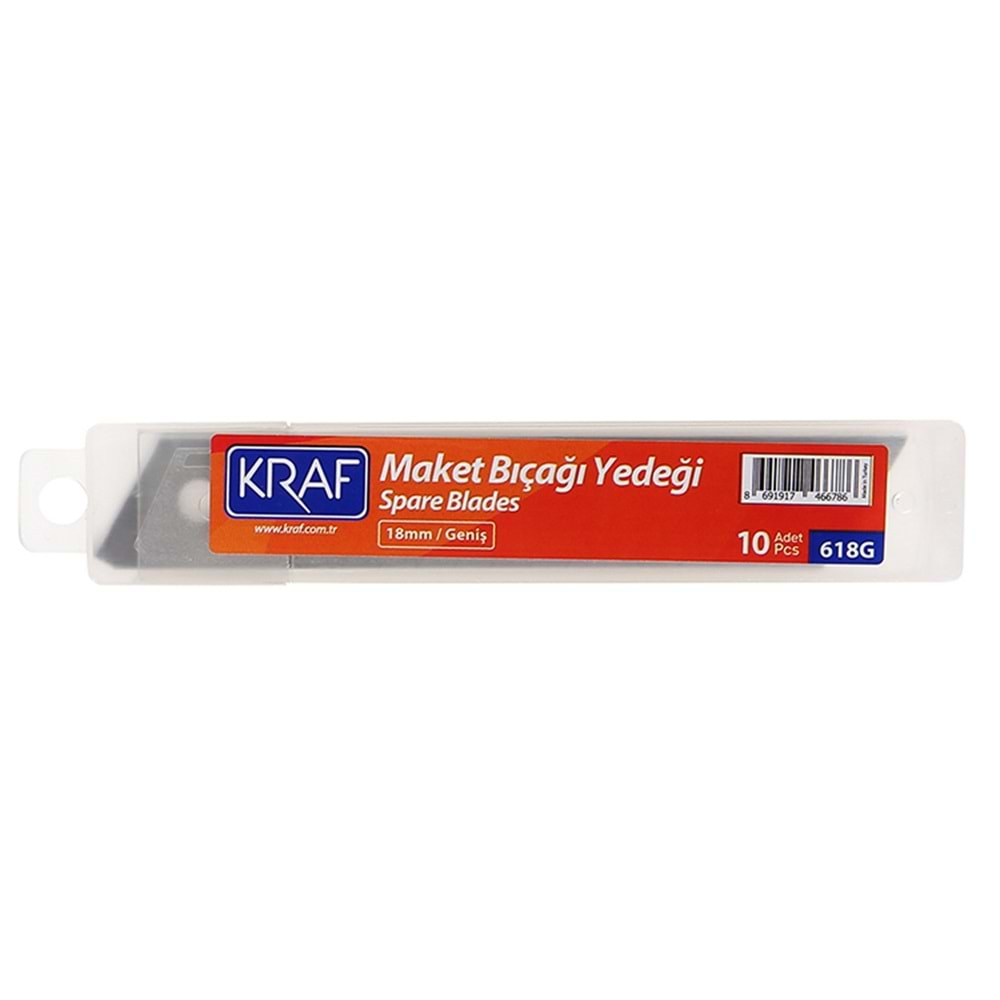 KRAF MAKET BIÇAĞI YEDEĞİ NO:18 10 LU