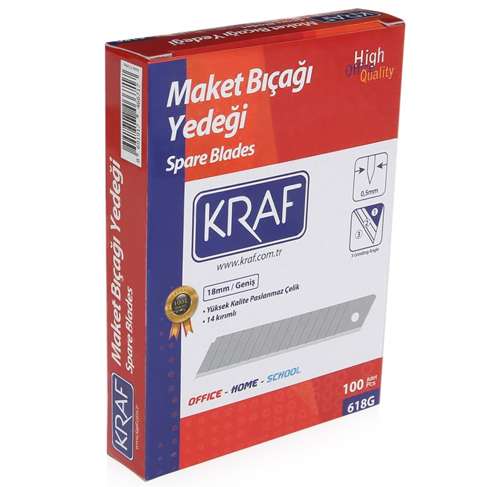 KRAF MAKET BIÇAĞI YEDEĞİ NO:18 10 LU