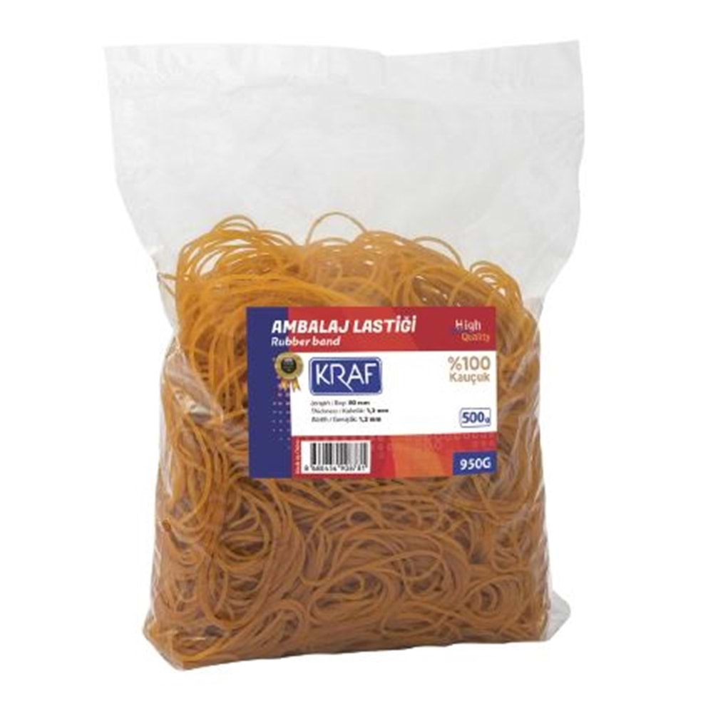 KRAF %100 KAUÇUK AMBALAJ LASTİĞİ 500 GR