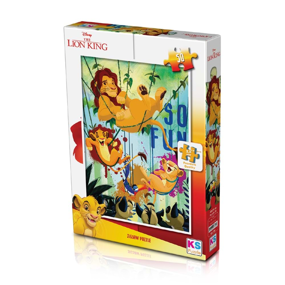 KS GAMES PUZZLE 50 Lİ LION KING