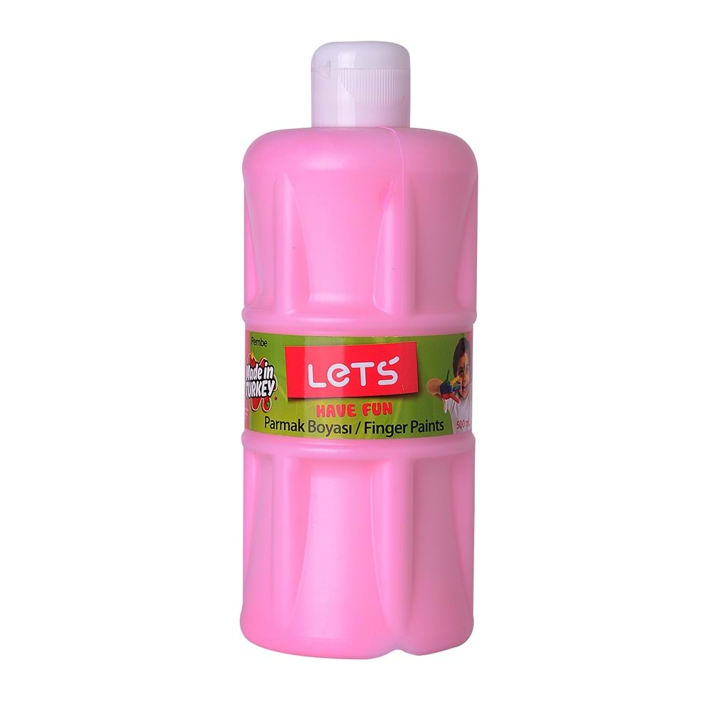 LETS PARMAK BOYASI 500 ML PEMBE