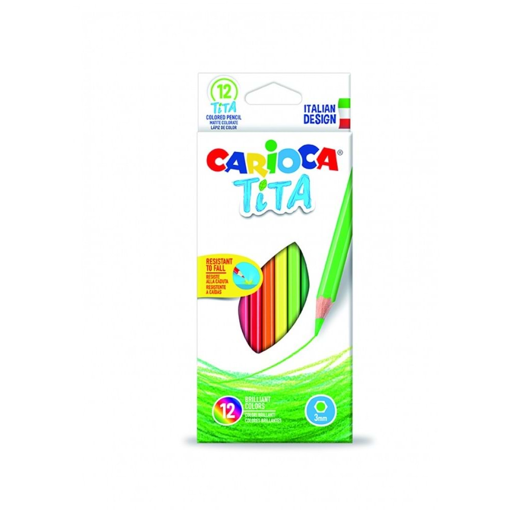 CARIOCA TİTA KURU BOYA KALEMİ 12 Lİ