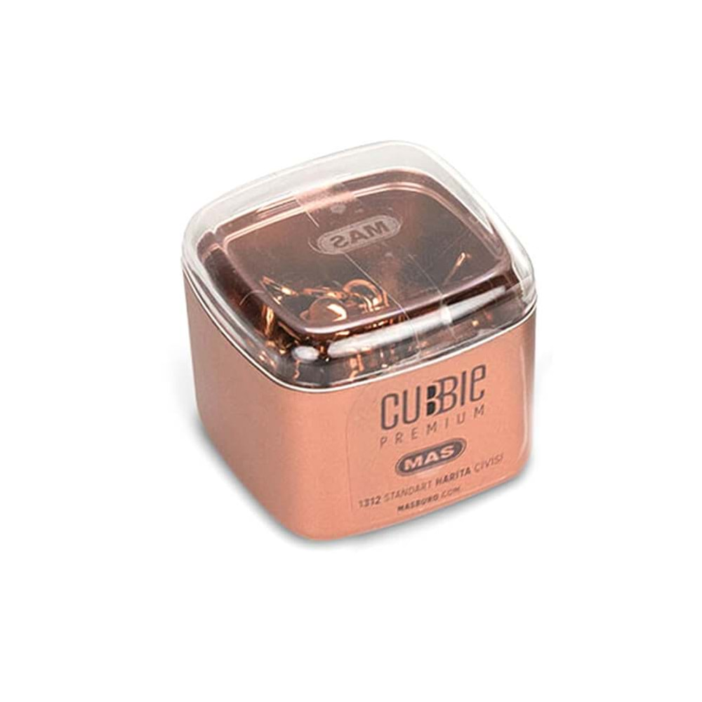 MAS CUBBIE PREMIUM STANDART HARİTA ÇİVİSİ - ROSEGOLD