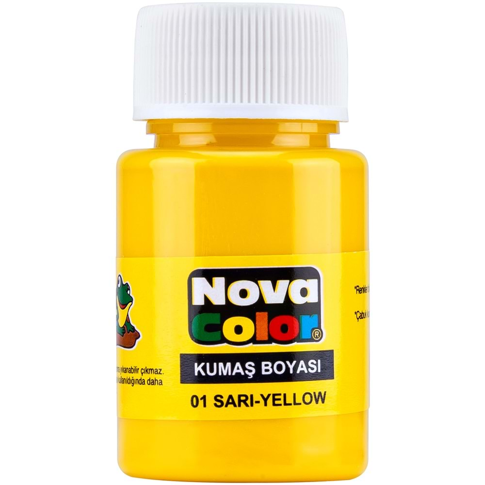 NOVA COLOR KUMAŞ BOYA ŞİŞE SARI