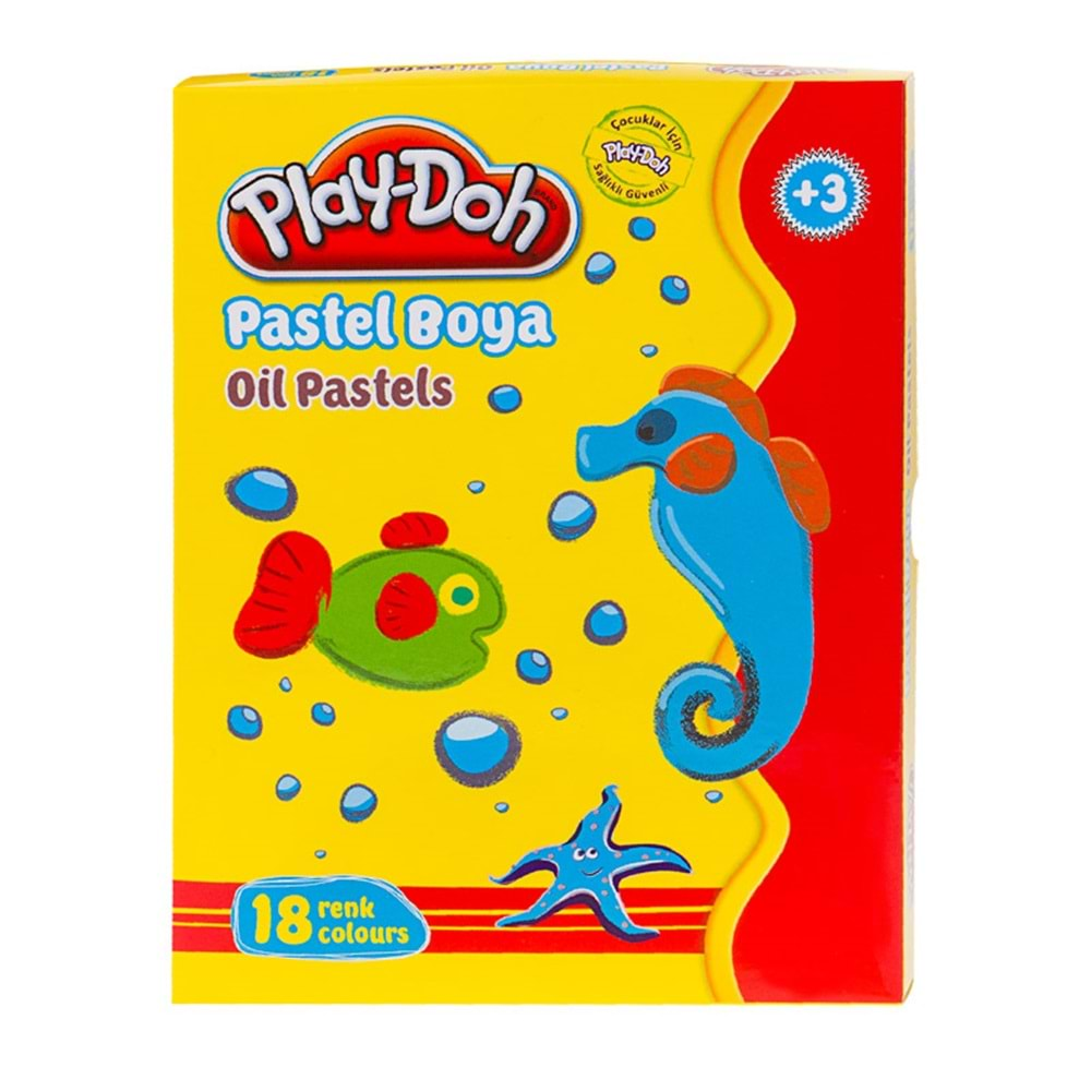 PLAY-DOH 18 RENK PASTEL BOYA