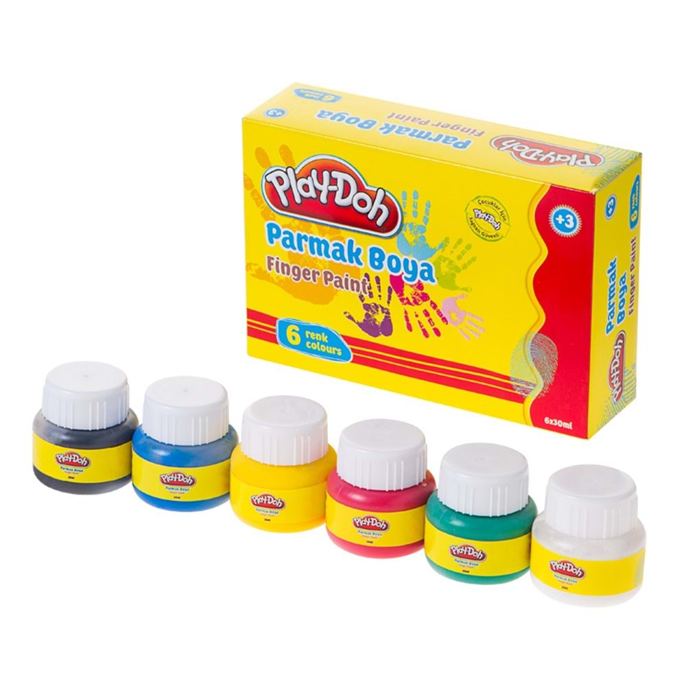 PLAY-DOH PARMAK BOYASI 6 RENK 30 ML