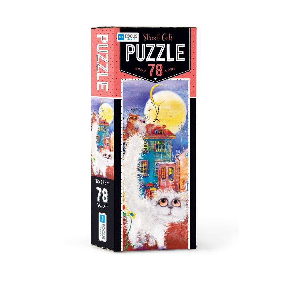 BLUE FOCUS PUZZLE 78 PARÇA STREET CATS