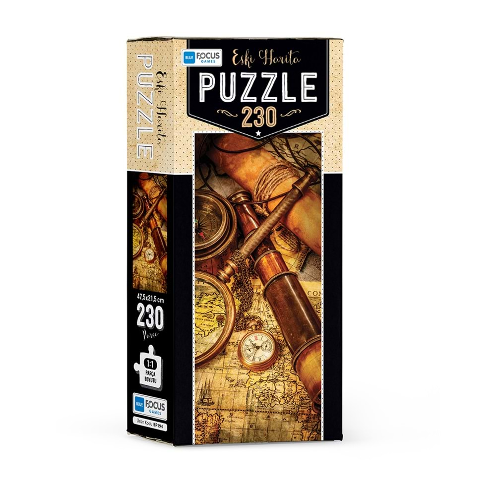 BLUE FOCUS PUZZLE 230 PARÇA ESKİ HARİTA