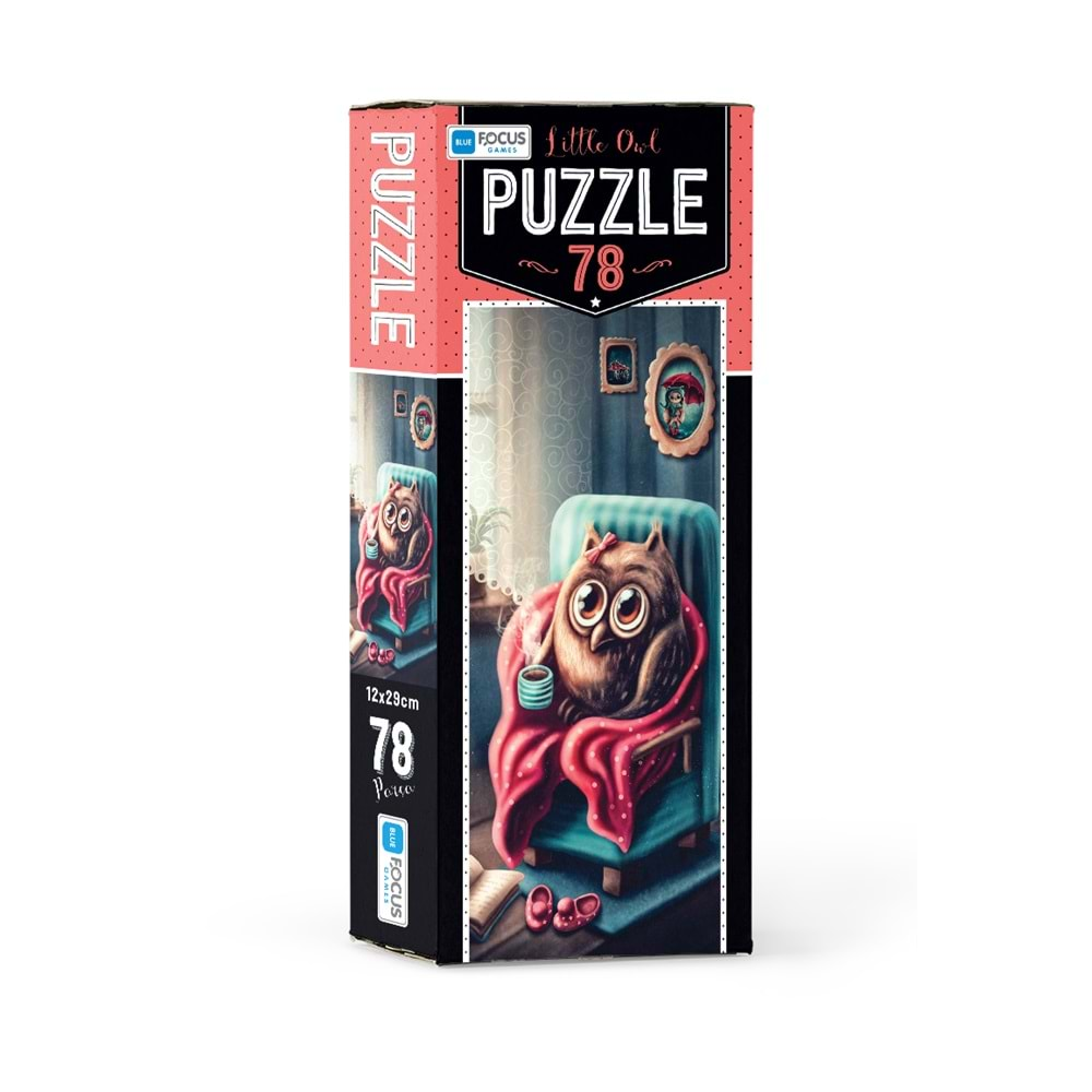 BLUE FOCUS PUZZLE 78 PARÇA LITTLE OWL