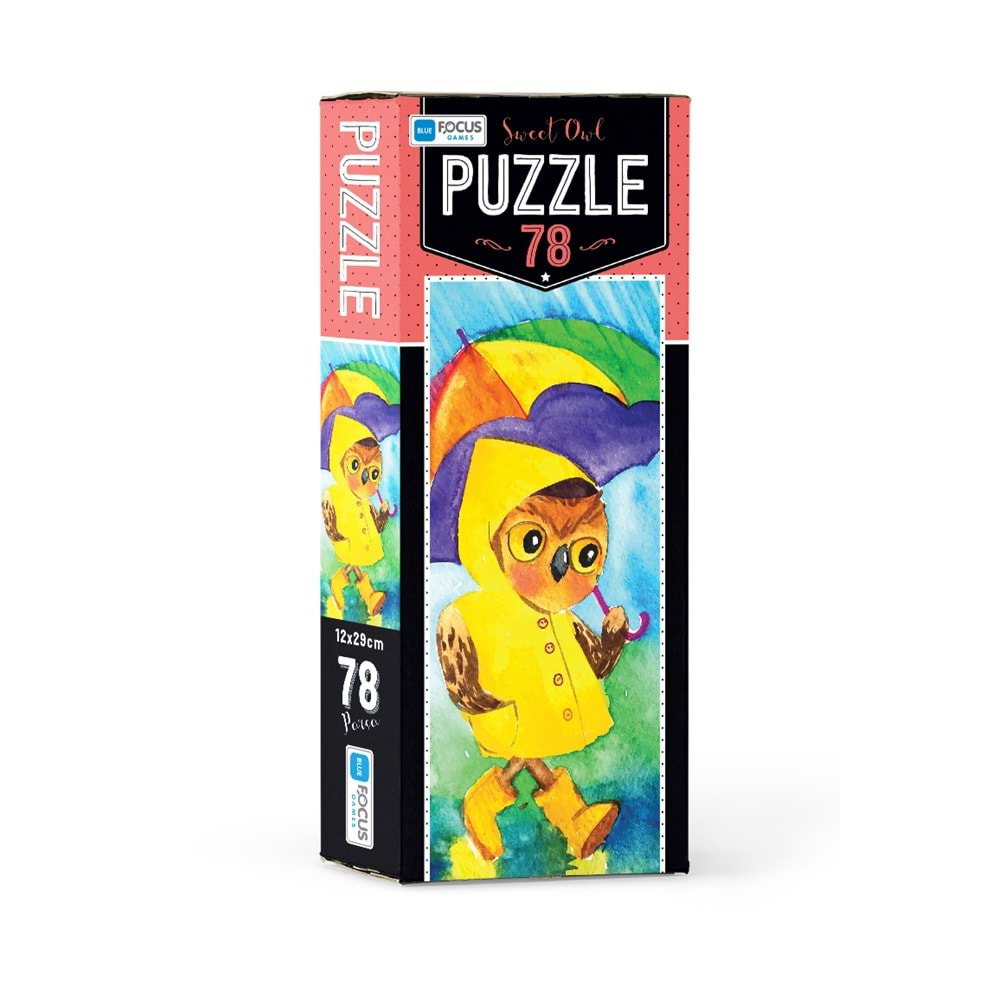 BLUE FOCUS PUZZLE 78 PARÇA SWEET OWL