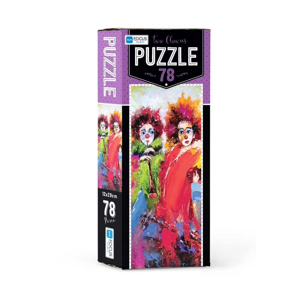 BLUE FOCUS PUZZLE 78 PARÇA TWO CLOWNS