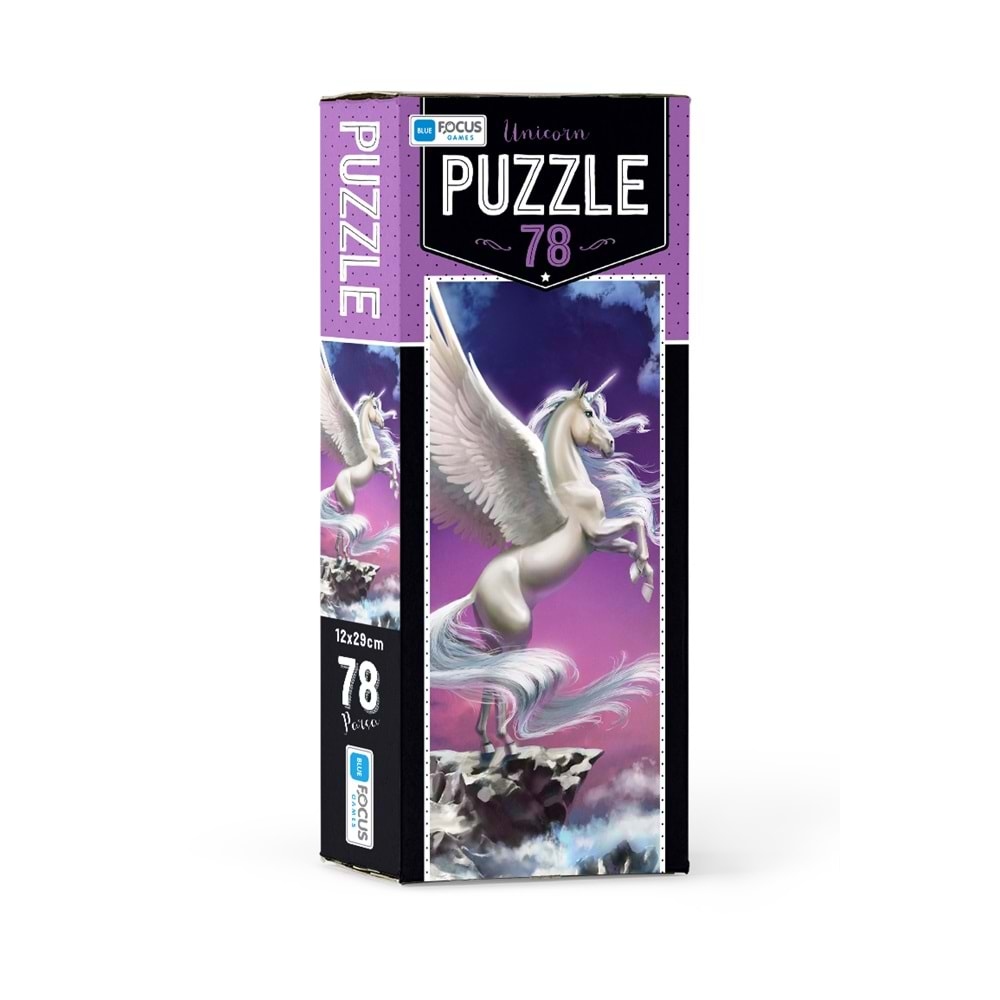 BLUE FOCUS PUZZLE 78 PARÇA UNICORN