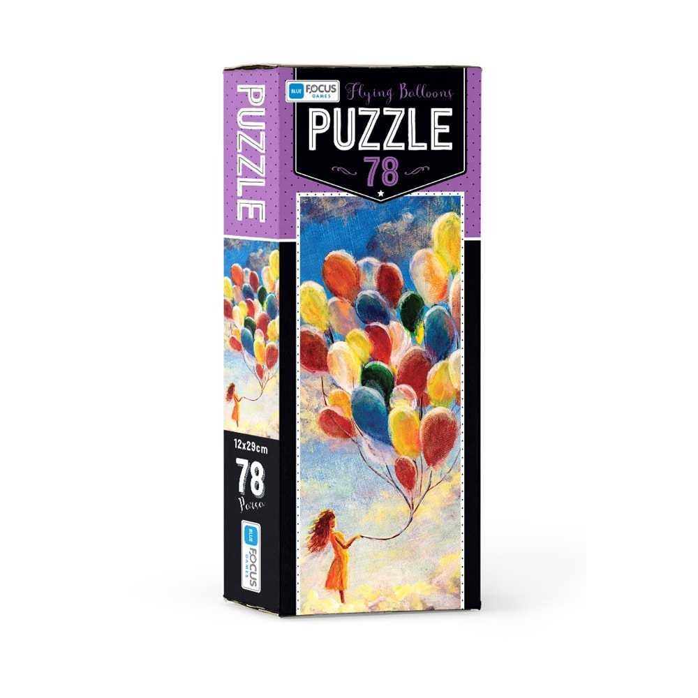 BLUE FOCUS PUZZLE 78 PARÇA FLYING BALLOONS