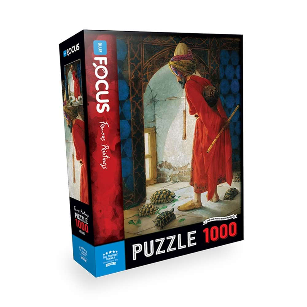 BLUE FOCUS PUZZLE 1000 PARÇA KAPLUMBAĞA TERBİYECİSİ