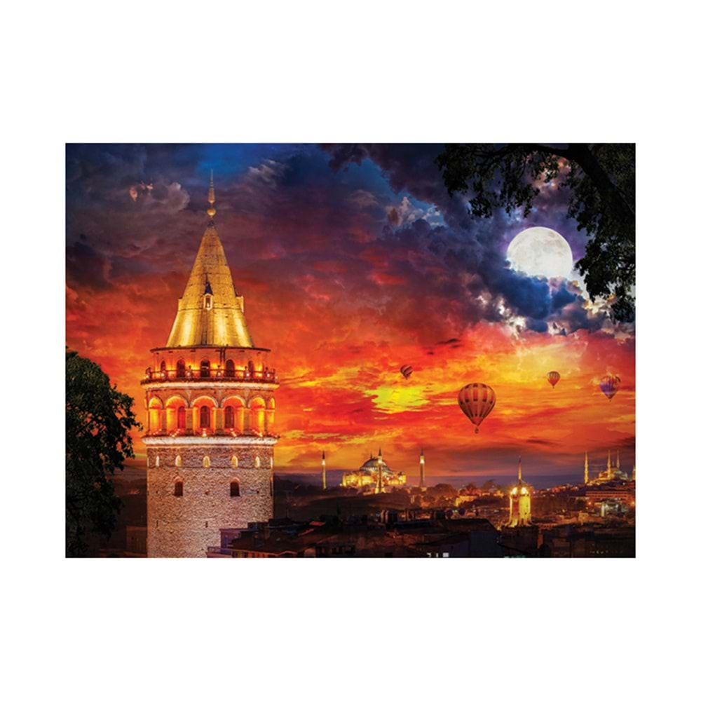 BLUE FOCUS PUZZLE 1000 PARÇA GALATA KULESİ