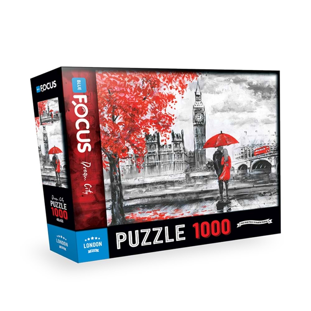 BLUE FOCUS PUZZLE 1000 PARÇA LONDON