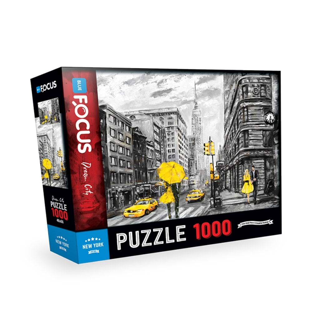 BLUE FOCUS PUZZLE 1000 PARÇA NEW YORK