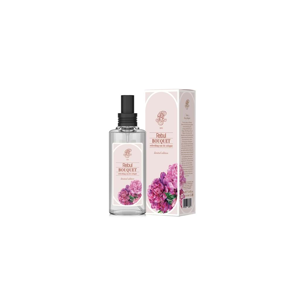 Rebul Bouquet Kolonya 100 ml Spreyli Cam Şişe