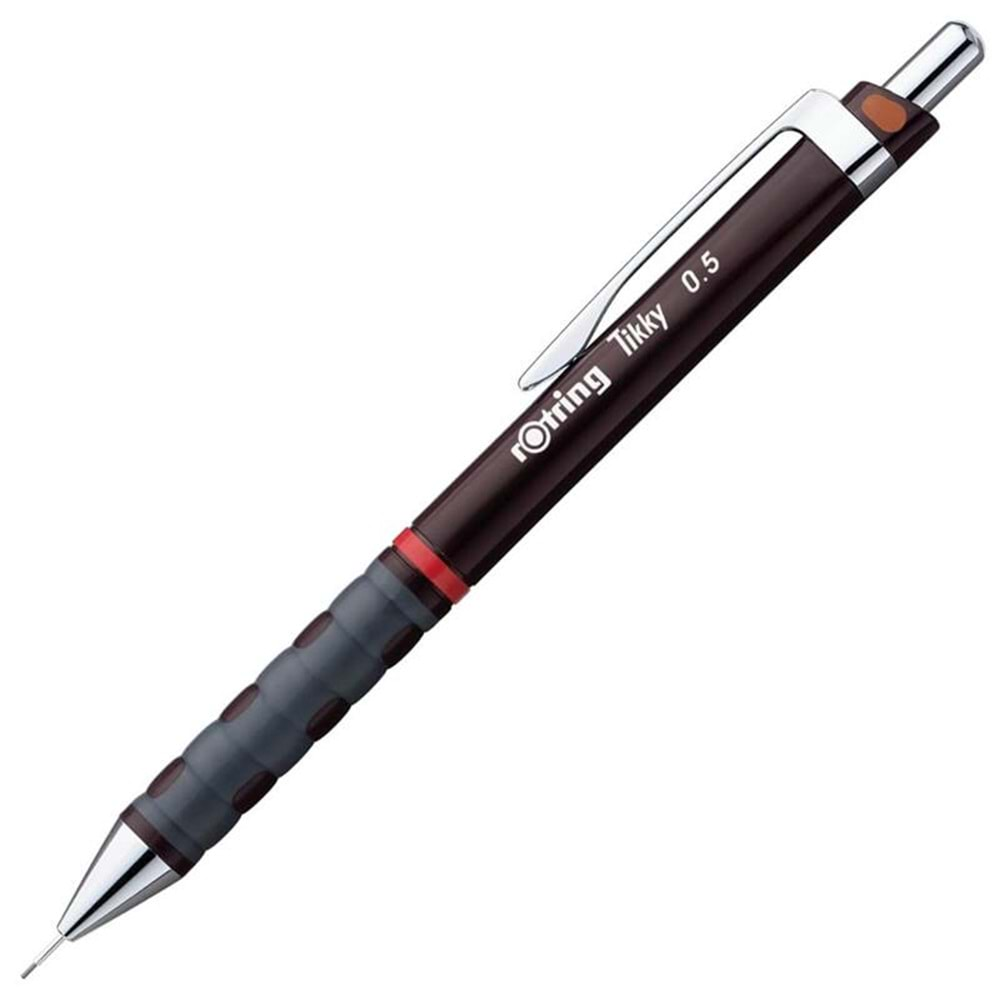 Rotring Tikky Mekanik Kurşun Kalem Bordo 0.5 mm