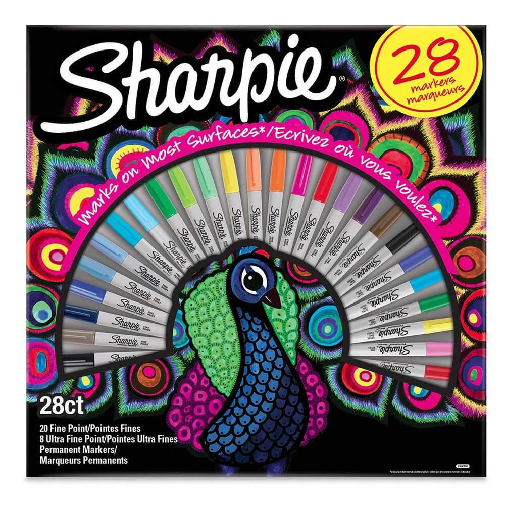 SHARPIE PERMANENT SET FINE 28 Lİ TAVUSKUŞU