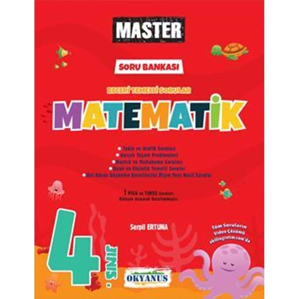 Okyanus 4. Sınıf Master Matematik Soru Bankası