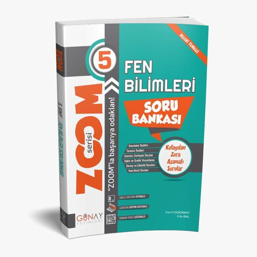 GÜNAY 5. SINIF FEN BİLİMLERİ ZOOM SORU BANKASI