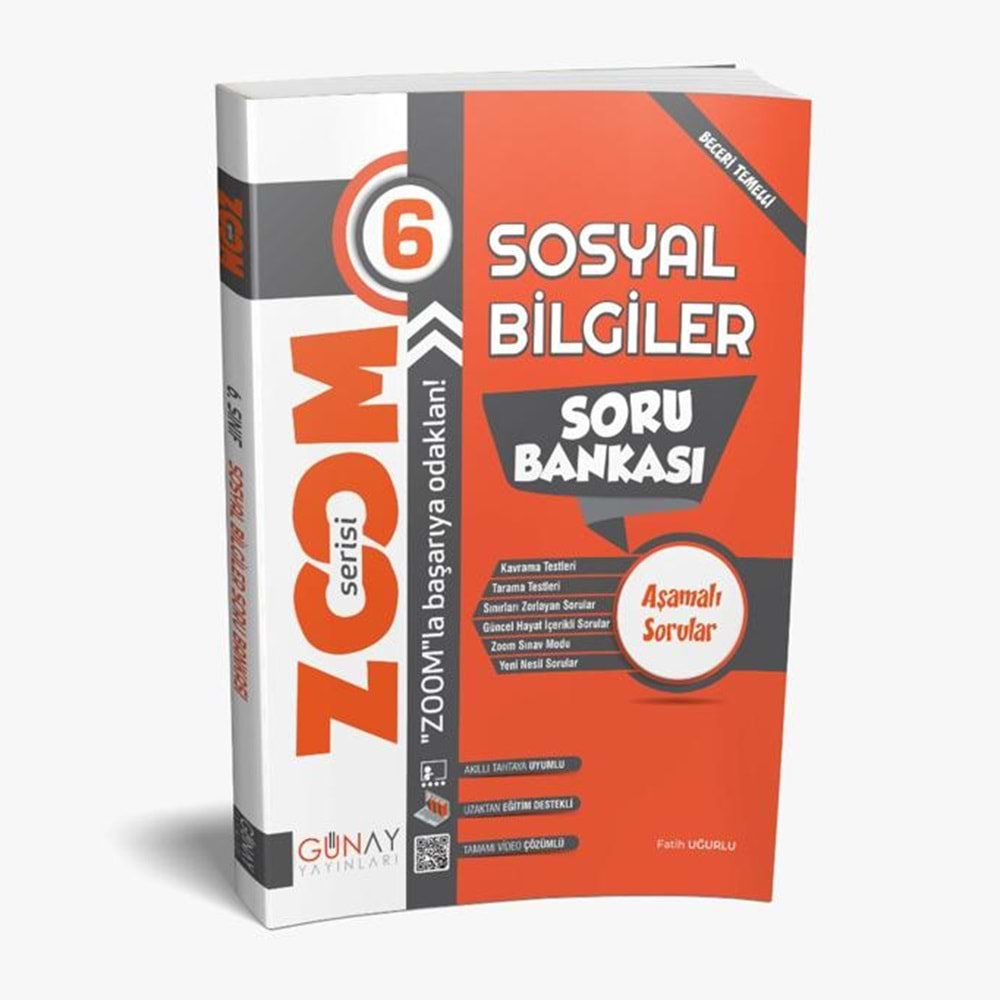 GÜNAY 6. SINIF SOSYAL BİLGİLER ZOOM SORU BANKASI