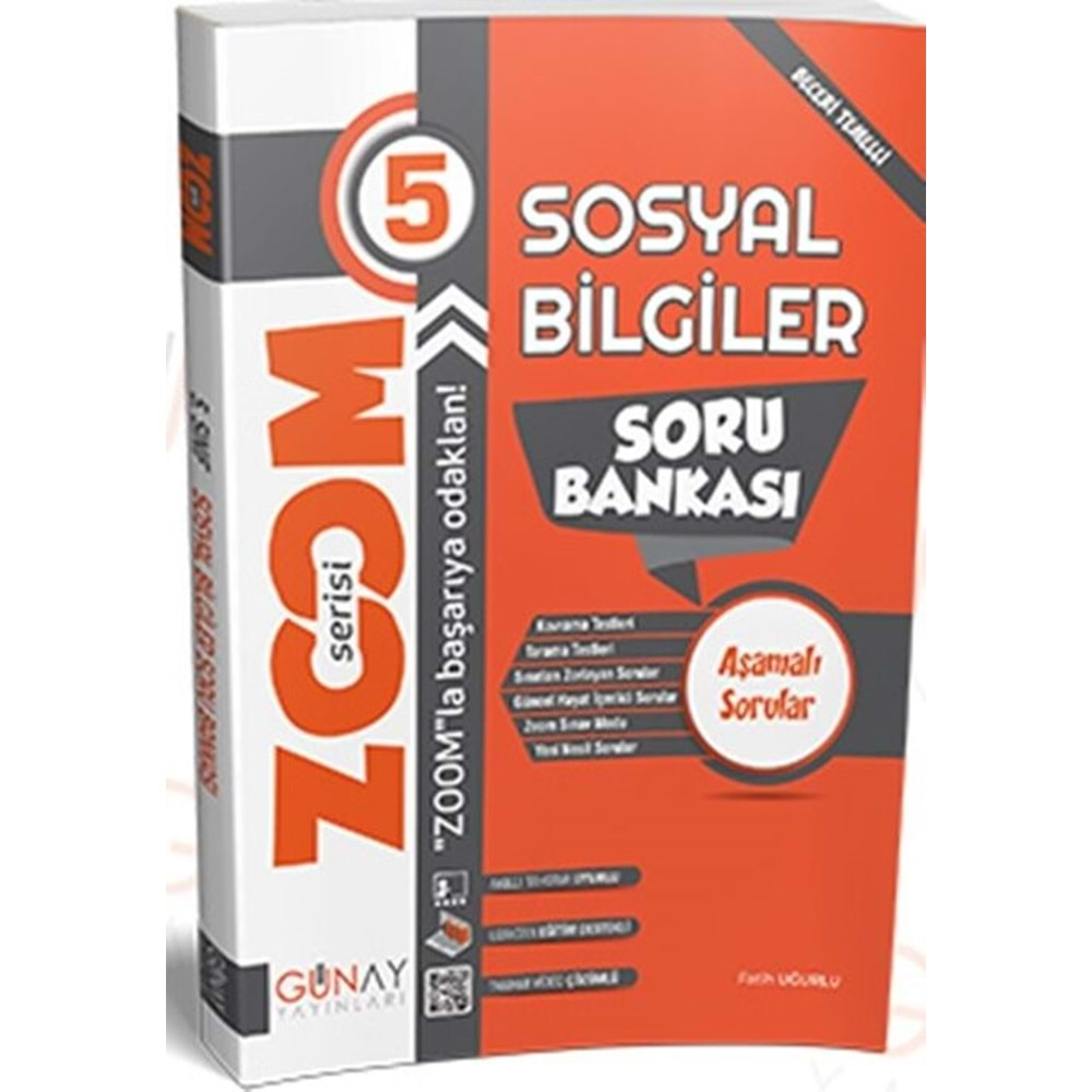 GÜNAY 5. SINIF SOSYAL BİLGİLER ZOOM SORU BANKASI