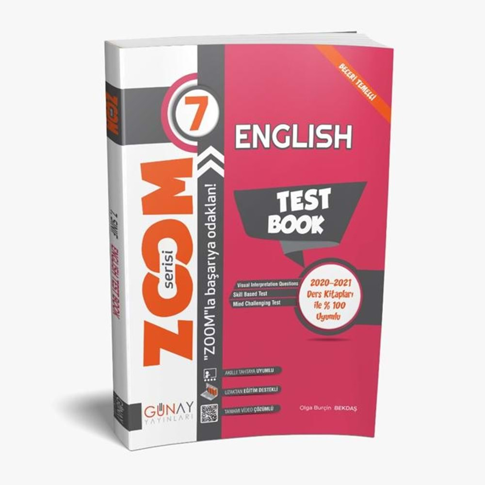 GÜNAY 7. SINIF İNGİLİZCE ZOOM TEST BOOK