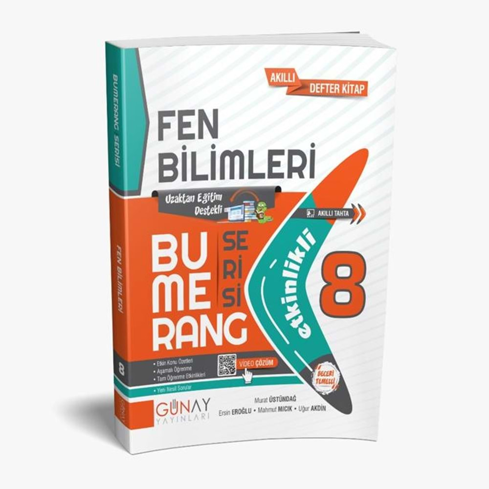 GÜNAY 8. SINIF FEN BİLİMLERİ BUMERANG SORU BANKASI