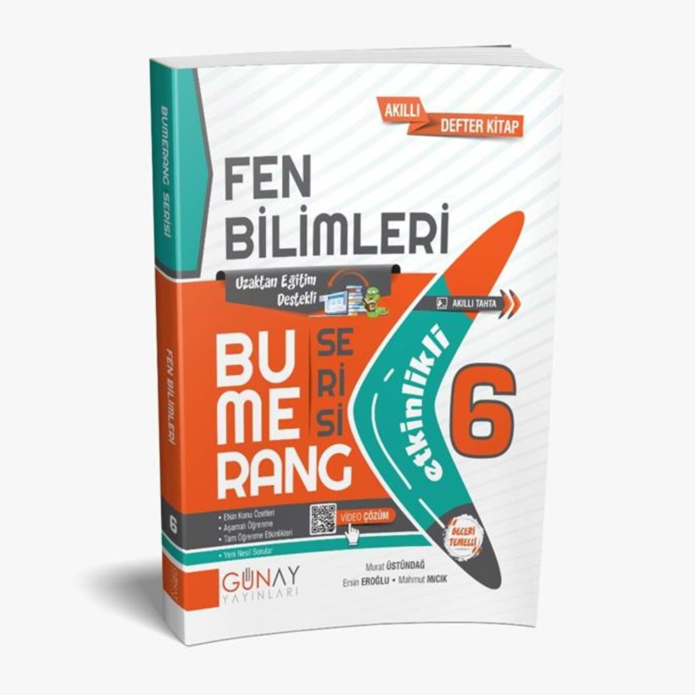 GÜNAY 6. SINIF FEN BİLİMLERİ BUMERANG SORU BANKASI