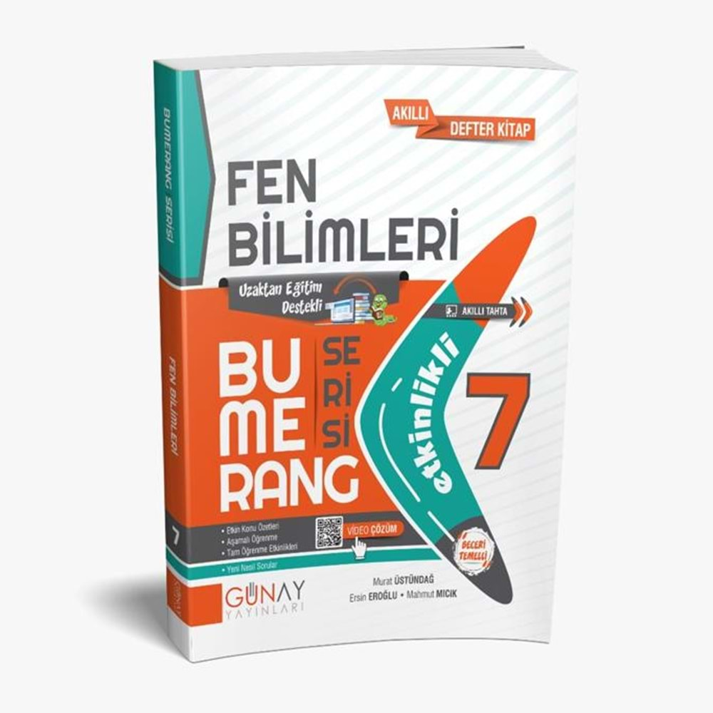 GÜNAY 7. SINIF FEN BİLİMLERİ BUMERANG SORU BANKASI