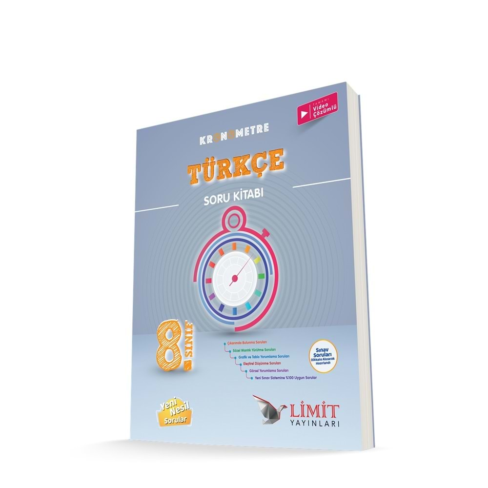 Limit 8. Sınıf Kronometre Türkçe Soru Kitabı