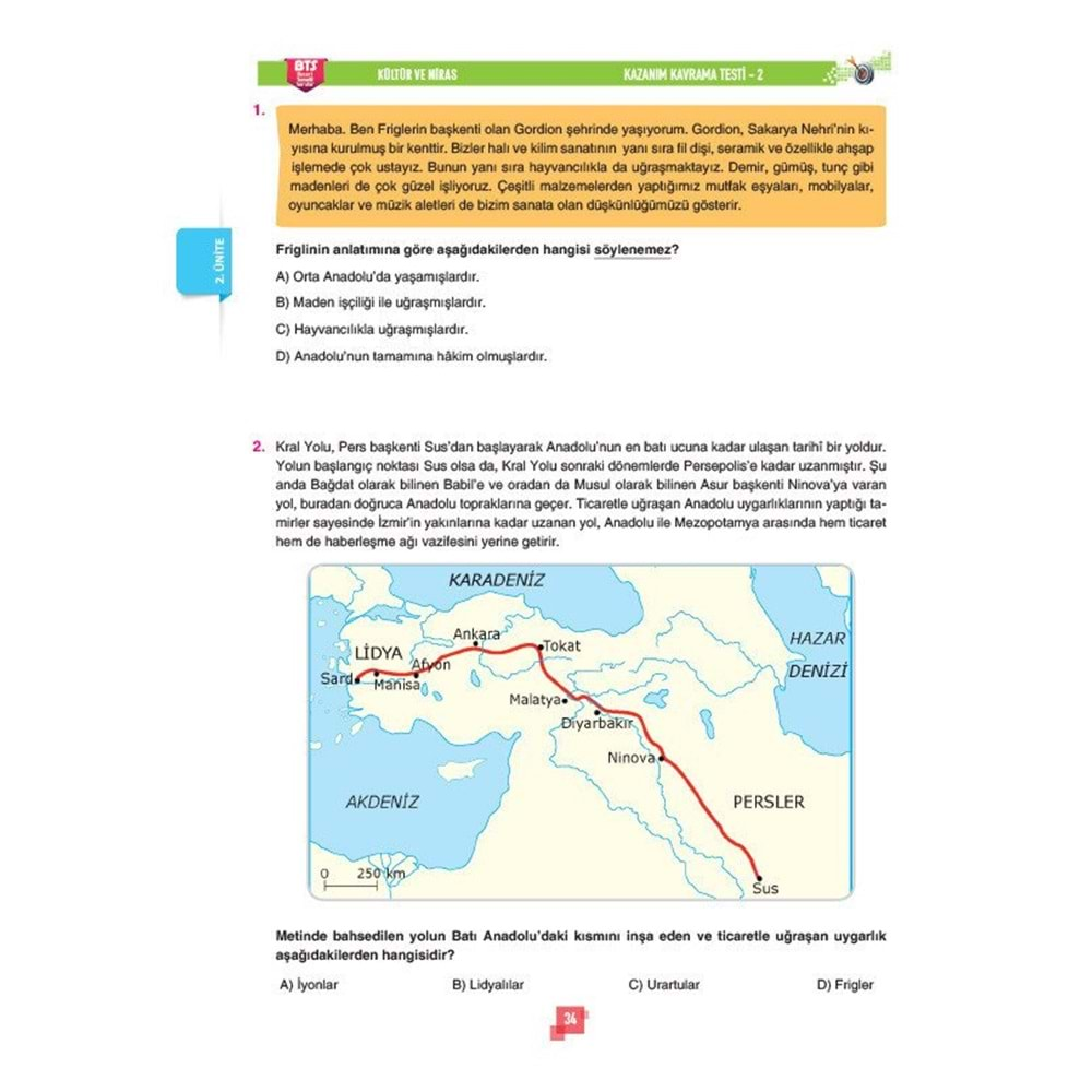 Sınav 5. Sınıf Sosyal Bilgiler Soru Bankası