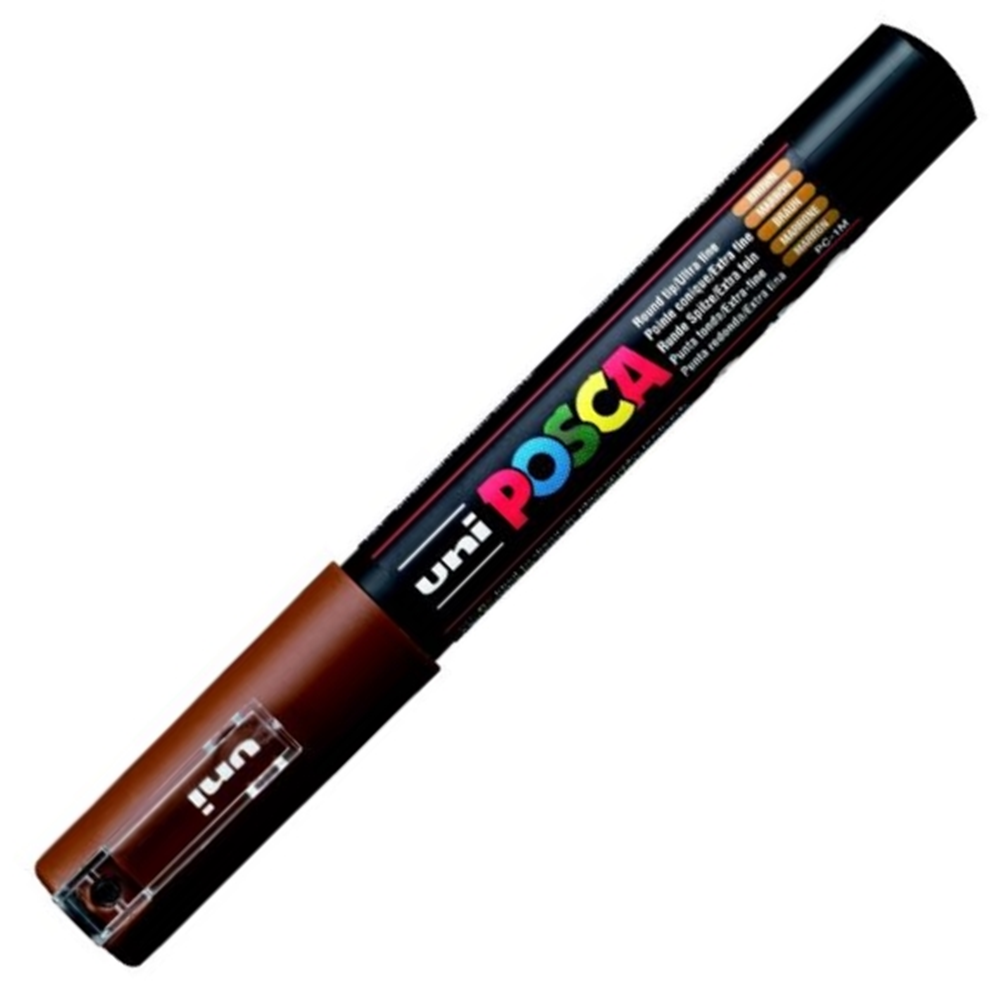 UNIBALL POSCA POSTER MARKÖRÜ PC-1M 0.7 MM KAHVERENGİ