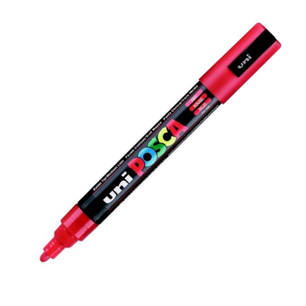 UNIBALL POSCA POSTER MARKÖRÜ PC-5M 1.8-2.5 MM KIRMIZI
