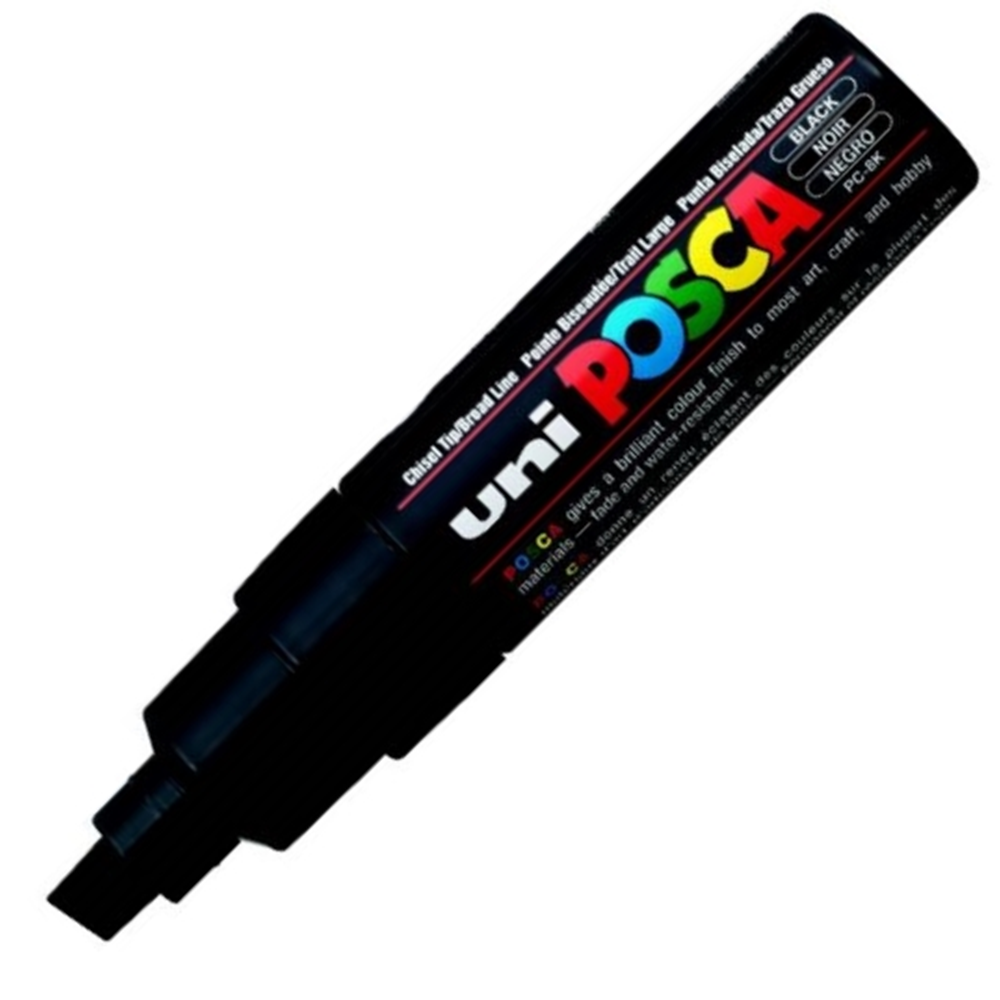 UNIBALL POSCA POSTER MARKÖRÜ PC-8K 8.0 MM SİYAH