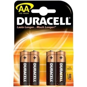 DURACELL KALEM PİL 4 LÜ AA LR6 MN1500