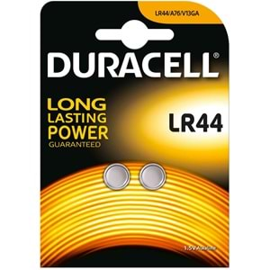 DURACELL DÜĞME PİL LR44 3 VOLT A76 V12GA