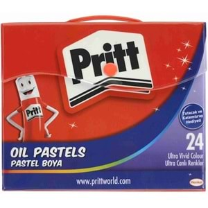 PRİTT 24 RENK ÇANTALI PASTEL BOYA