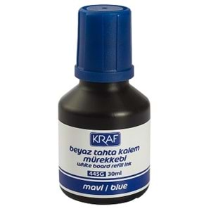 KRAF BEYAZ TAHTA KALEM MÜREKKEBİ MAVİ 30 ML