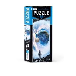 BLUE FOCUS PUZZLE 98 PARÇA ASTRONAUT AND SPACE