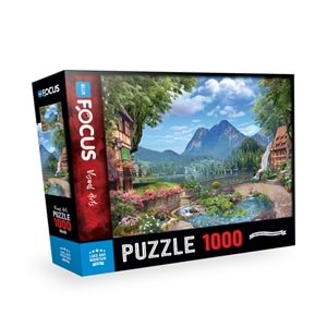 BLUE FOCUS PUZZLE 1000 PARÇA GÖL ve DAĞ